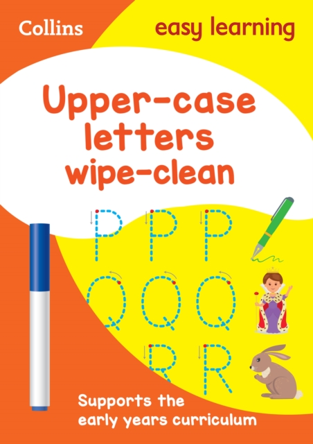 Upper Case Letters Age 3-5 Wipe Clean Activity Book : Ideal for Home Learning