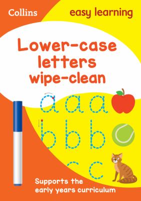 Lower Case Letters Age 3-5 Wipe Clean Activity Book : Ideal for Home Learning