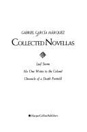 Collected Novellas : Leaf Storm; No One Writes to the Colonel; Chronicle of a Death