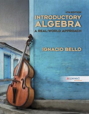 Introductory Algebra book by Ignacio Bello: 9780073384399