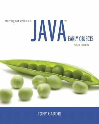 Starting Out with Java : Early Objects