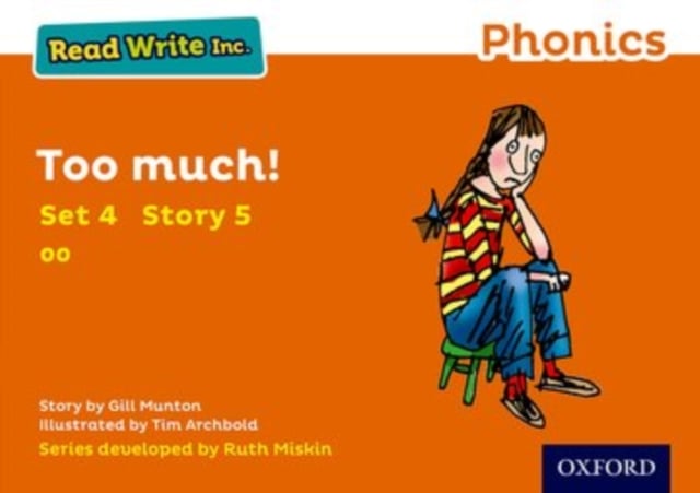Read Write Inc. Phonics: Orange Set 4 Story 5 Too Much! book by Gill ...