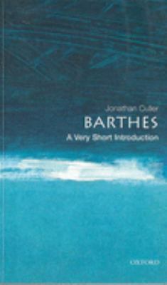 Barthes : A Very Short Introduction