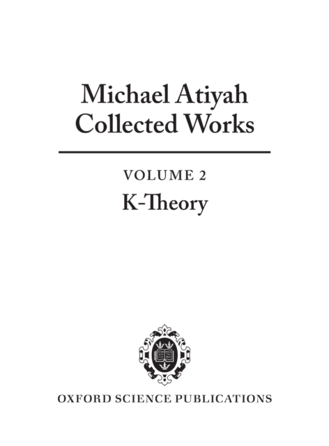 Michael Atiyah Books | List of books by author Michael Atiyah