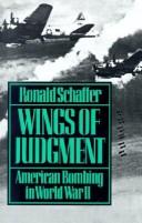 Wings of Judgment : American Bombing in World War II