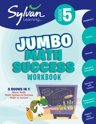 5th Grade Jumbo Math Success Workbook : 3 Books in 1--Basic Math, Math ...