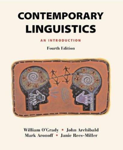 Contemporary LINGUISTICS　現代的な言語学 Amazon.com: Contemporary Linguistics: 9780312555283: O'Grady