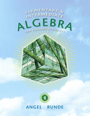 Elementary And Intermediate Algebra For College Students By