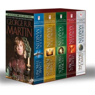 George R. R. Martin's a Game of Thrones 5-Book Boxed Set (Song of Ice and Fire Series) Set : A Game of Thrones, a Clash of Kings, a Storm of Swords, a