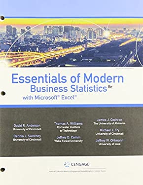 Bundle: Essentials of Modern Business Statistics with Microsoft Excel ...