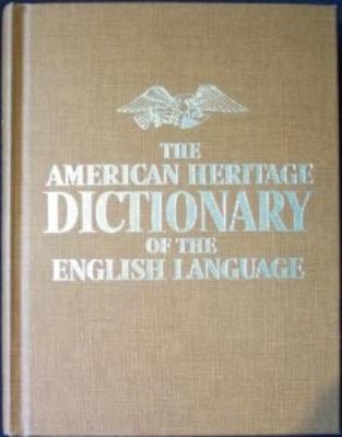 AMERICAN HERITAGE DICTIONARY OF THE ENGLISH LANGUAGE visual data 7