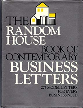 Random House Example The Random House Book of Contemporary Business Letters book: 9780394581705