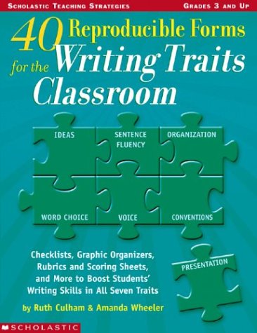 Write All Forms 40 Reproducible Forms for the Writing Traits Classroom : Checklists ...