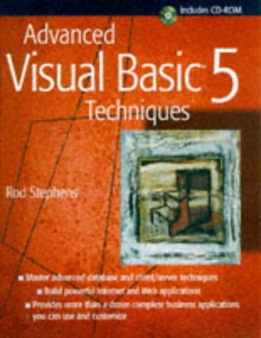 Advanced Visual Basic Techniques used book by Rod Stephens: 9780471188810