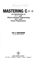 Mastering C++ : An Introduction to C++ and Object-Oriented Programming ...