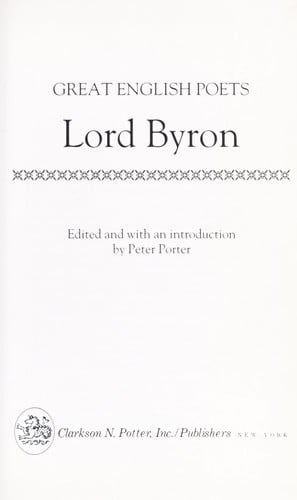 Lord Byron