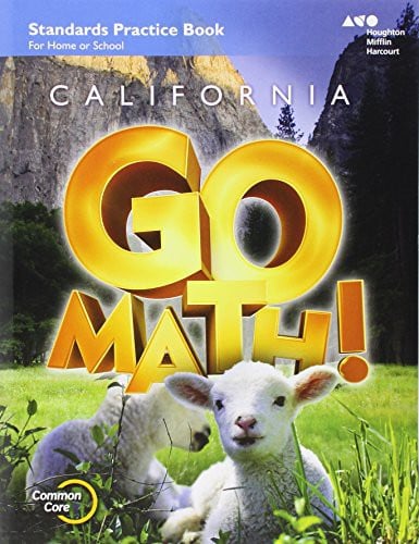 Houghton Mifflin Harcourt Go Math! : Practice Workbook Grade K
