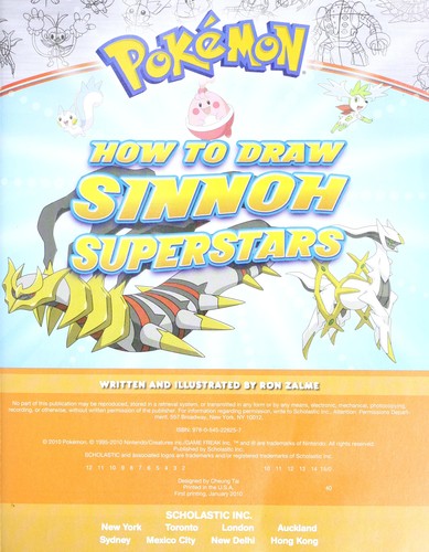 How to Draw Sinnoh Superstars