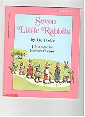 洋書 Seven Little Rabbits Seven Little Rabbits by John Becker & Barbara Cooney 1973