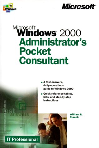 Microsoft Windows 2000 Administrator's Pocket Consultant used book by ...