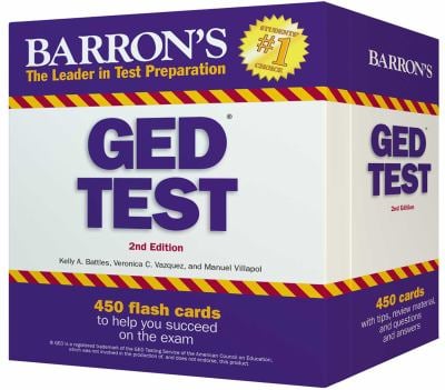 GED Test Flash Cards : 450 Flash Cards to Help You Achieve a Higher Score