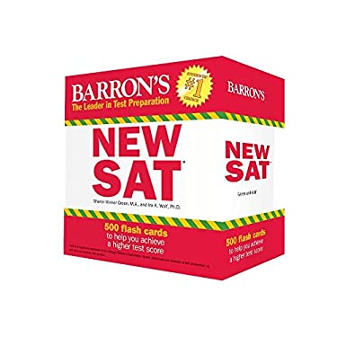 Barron's New SAT Flash Cards : 500 Flash Cards to Help You Achieve a Higher Score
