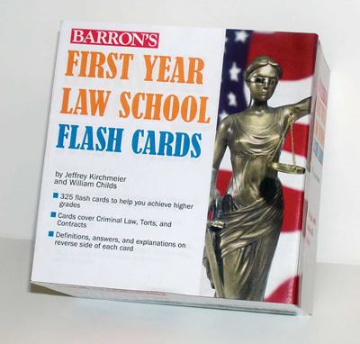 First Year Law School Flash Cards : 350 Cards with Questions and Answers