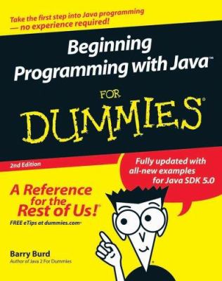 Beginning Programming with Java for Dummies used book by Barry Burd ...