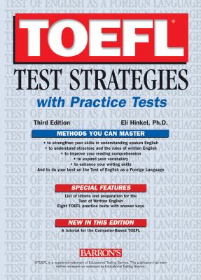TOEFL Test Strategies with Practice Tests used book by Eli Hinkel ...