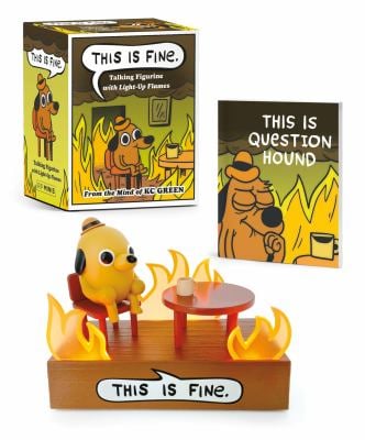 This Is Fine Talking Figurine With Light and Sound! book by