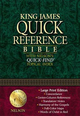 Quick Reference Bible book by Thomas Nelson Publishing Staff: 9780785257240