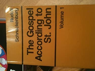 The Gospel According to St. John used book by Rudolf Schnackenburg ...