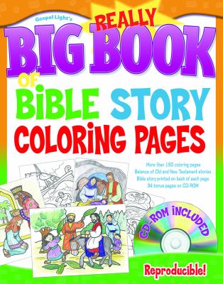 The Really Big Book of Bible Story Coloring Pages (with CD-ROM) copy by