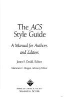 Acs Style Guide Example The ACS Style Guide : A Manual for Authors and Editors used book by ...