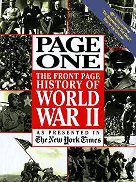 Page One The Front Page History Of World War II Used Book By New York Page One The Front Page History Of World War II Used Book By New York