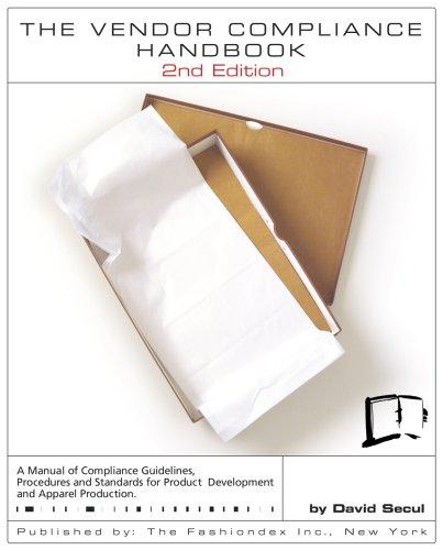 The Vendor Compliance Handbook used copy by David Secul: 9780974101149