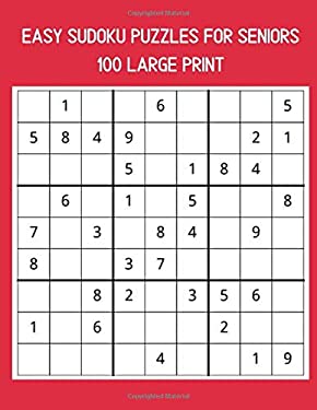 100 easy sudoku puzzles for seniors a large print puzzle book for adults by 8333 publishing 9781080588534 reviews description and more betterworldbooks com
