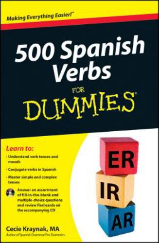 Spanish For Dummies Paperback – By Susana Wald & Cecie Kraynak (Good Condition, 2011)