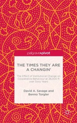 The Times They Are a Changin' : The Effect of Institutional Change on Cooperative Behaviour at 26,000ft over Sixty Years