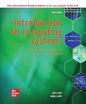 ISE Introduction to Computing Systems: from Bits and Gates to C/C++ and Beyond