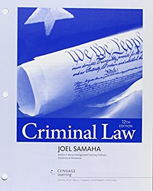 Bundle Criminal Law Loose Leaf Version 12th Mindtap Criminal