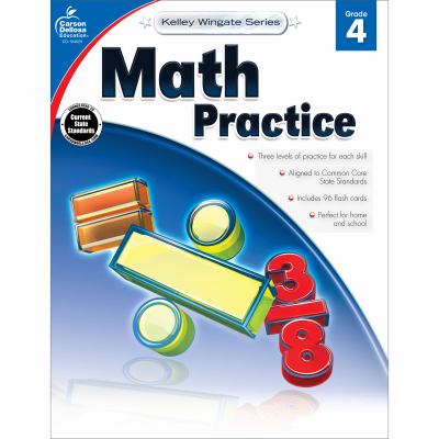 Math Practice, Grade 4 used book by Carson Dellosa Education: 9781483805023