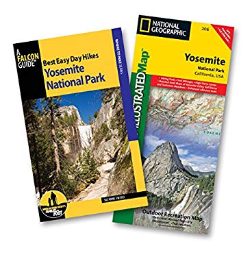 Best Easy Day Hiking Guide and Trail Map Bundle: Yosemite National Park ...
