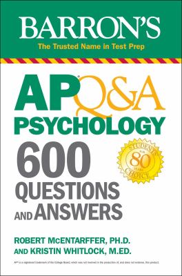 AP Q&a Psychology : 600 Questions and Answers