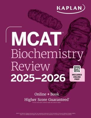 MCAT Biochemistry Review 2025-2026 : Online + Book