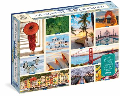 1,000 Places to See Before You Die 1,000-Piece Puzzle : For Adults Travel Gift Jigsaw 26 3/8 X 18 7/8