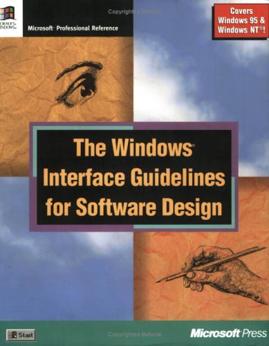 Windows Intrerface The Windows Interface Guidelines for Software Design : Microsoft ...