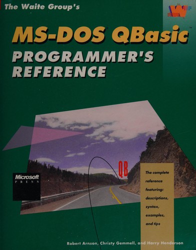 WG MS-DOS Qbasic Programmers Reference Guide book by Gemmell H. Arson ...
