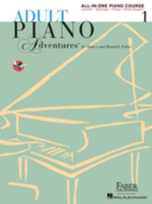 Adult Piano Adventures All-In-One Piano Course Book 1 - Book/Online Audio