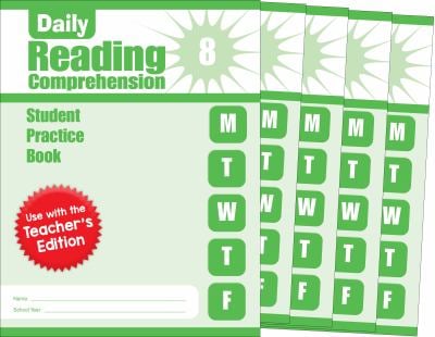 Daily Reading Comprehension, Grade 8 Sb 5 Pack